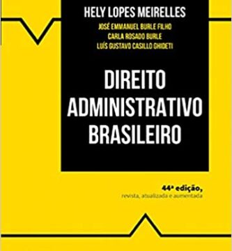 livro de direito administrativo