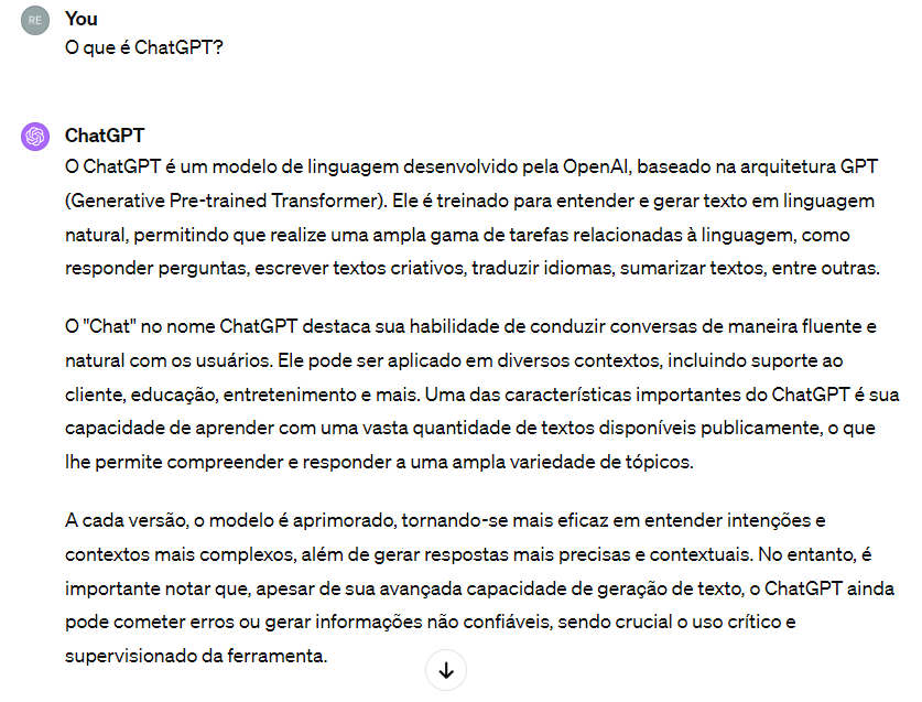 O que é chatgpt?